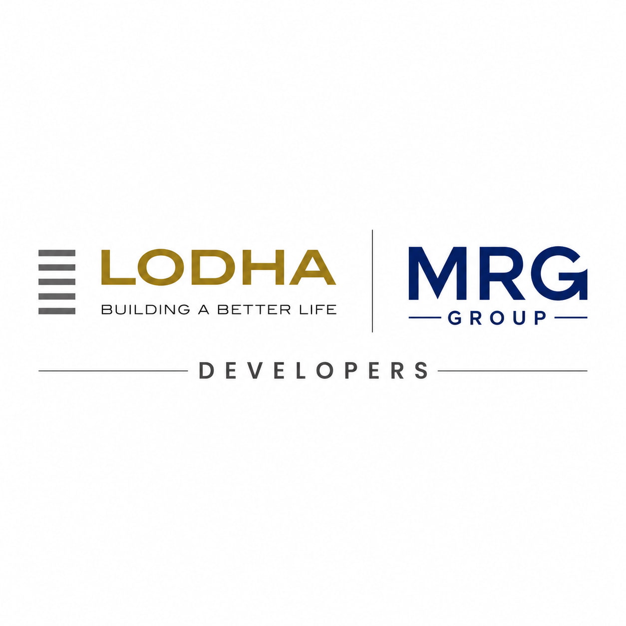 Lodha Developers and MRG Group Logo