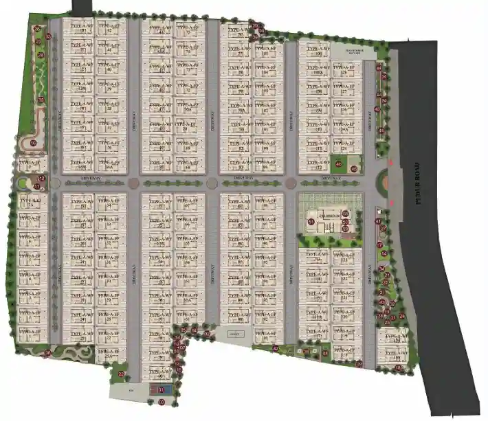 Lodha MRG Gurgaon - Master Plan layout for the upcoming residential and commercial project in Gurgaon